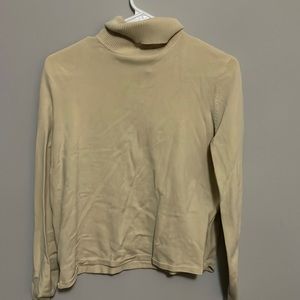 large light yellow turtle neck
